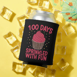 100 Dagen Overgoten Met Plezier Cupcake Schoolmeis Blikjeskoeler