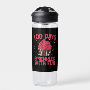 100 Dagen Overgoten Met Plezier Cupcake Schoolmeis Waterfles