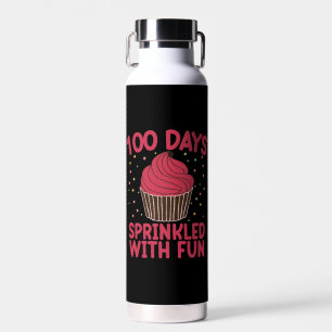 100 Dagen Overgoten Met Plezier Cupcake Schoolmeis Waterfles