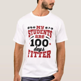 100 dagen PE-leraar 100 dagen Fitter T-shirt