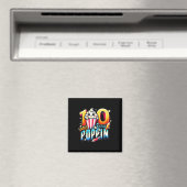 100 dagen poppin plezier popcorn thema terug naar magneet (Insitu (Vaatwasser))