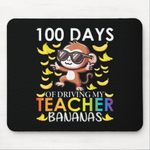100 dagen rijden met mijn leraar bananen 100e dag muismat