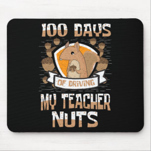 100 dagen rijden van mijn leraar Nuts 100e dag cad Muismat