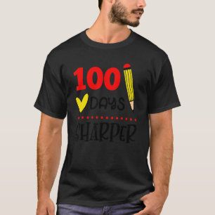 100 dagen scherper 100e dag van school leraren ges t-shirt