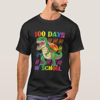 100 dagen school 100 dagen te Rex Dino Saurus T-shirt