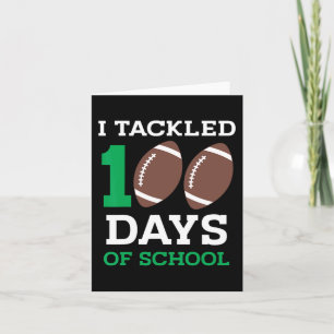 100 dagen school 100e dag Football student Kaart