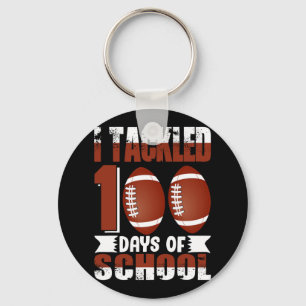 100 dagen school 100e dag Football studie Sleutelhanger
