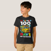 100 dagen school 100e dag school G T-shirt (Voorkant volledig)