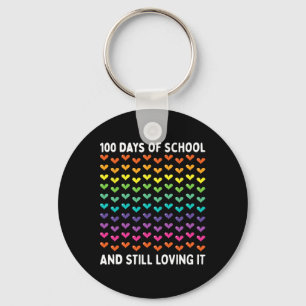 100 dagen school afmaken en nog steeds genieten va sleutelhanger