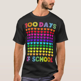 100 dagen school afmaken en nog steeds genieten va t-shirt