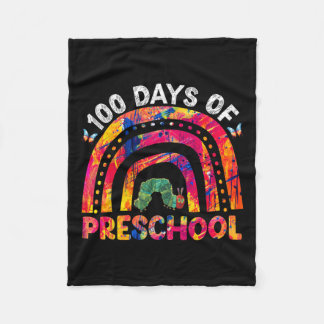 100 dagen school Afro meisje Kinder 100e dag leraa Fleece Deken