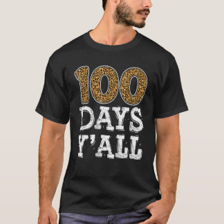 100 dagen school allemaal luipaard leraar jongen t-shirt