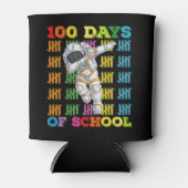 100 dagen school astronaut leraar blikjeskoeler (Voorkant)