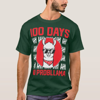 100 dagen school begint geen probleem t-shirt