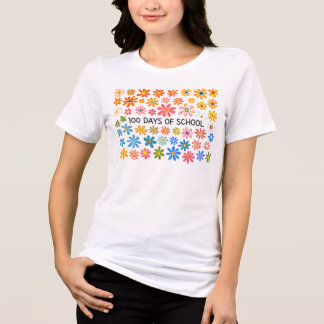 100 dagen school bloes Tri-Blend shirt