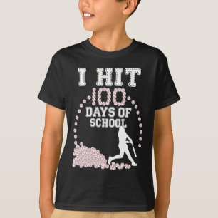100 dagen school Bysebyll 100e dag van school Bo T-shirt