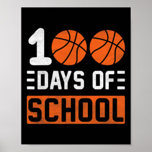 100 dagen school Bysketbyll 100ste schooldag Poster