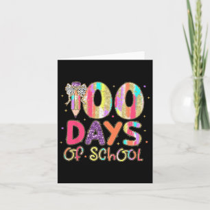 100 Dagen School Coquette Pencil Bow Teachers GI Kaart