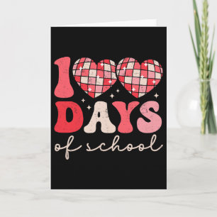 100 dagen school disco ll leraar studenten valenti kaart