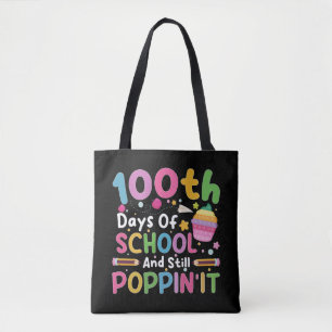 100 dagen school en nog steeds knallende meid  draagtas