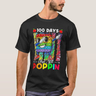100 dagen school en nog steeds papaveren 100 dagen t-shirt
