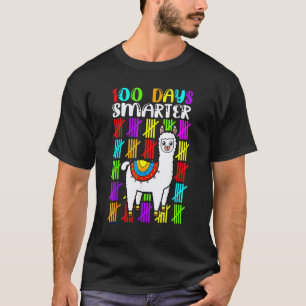 100 dagen school geen probleem lama kinderen 100st t-shirt
