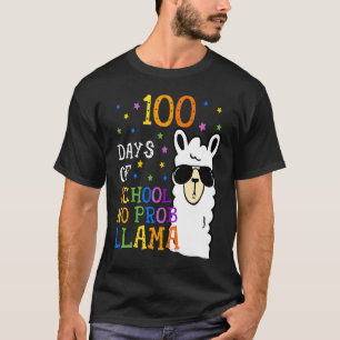 100 dagen school geen professor lama leraar en t-shirt