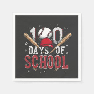 100 dagen school honkbal sportliefhebbers servet