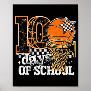 100 dagen school jongens kinderen 100ste dag van s poster