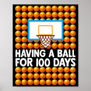 100 dagen school jongens kinderen 100ste dag van s poster