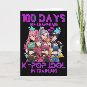 100 dagen school K Pop 100 dagen sterker kinderen Kaart