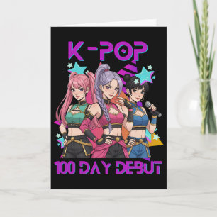 100 dagen school K Pop 100 dagen sterker kinderen Kaart