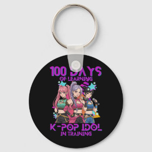 100 dagen school K Pop 100 dagen sterker kinderen Sleutelhanger