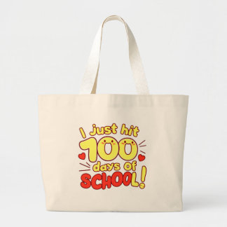 100 dagen School Kawaii Style Design Grote Tote Bag