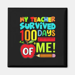 100 dagen school leraar gelukkige 100ste dag van s magneet