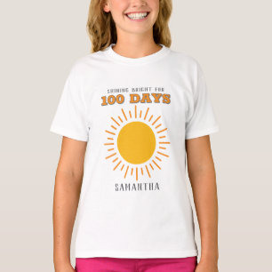100 dagen School Milestone Shining Bright T-shirt