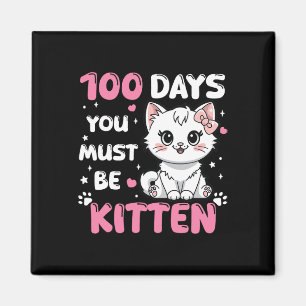 100 dagen school moet je kitten zijn 100ste dag va magneet