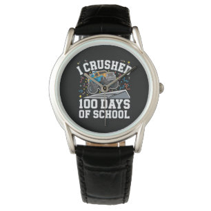 100 dagen school monstertruck 100ste dag school horloge