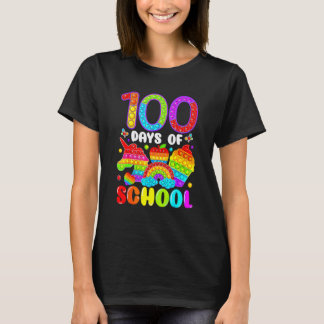 100 Dagen School Pop Het Onderwijzers Kinderen Jon T-shirt