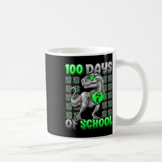 100 dagen school pre-k 100 dagen slimmere jongens koffiemok (Rechts)