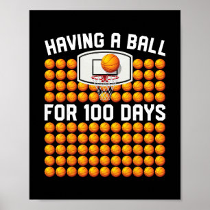 100 dagen school schets 100ste dag leraar jongens  poster