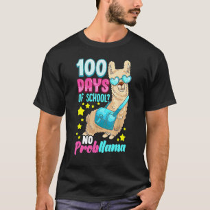 100 dagen school shirt Geen probleem Lama 100ste