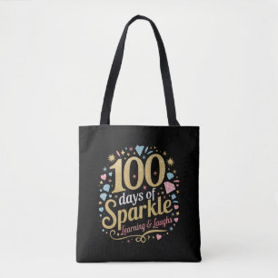 100 dagen school sprankelend leren en lachen draagtas