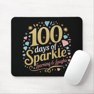 100 dagen school sprankelend leren en lachen muismat
