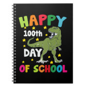 100 dagen school Trex 100ste dag van school Notitieboek (Voorkant)
