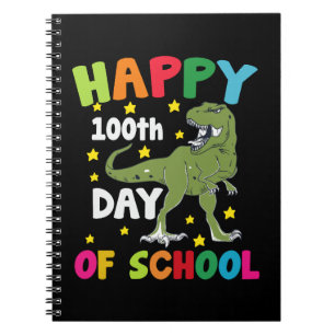 100 dagen school Trex 100ste dag van school Notitieboek