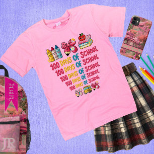 100 dagen school vieren t-shirt