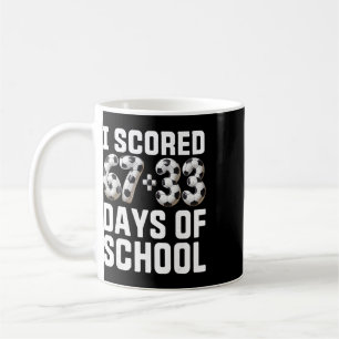 100 Dagen School Voetbal Gescoord Zes Zeven 67+33 Koffiemok