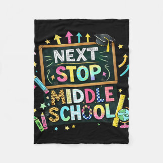 100 dagen school volgende halte middelbare school  fleece deken