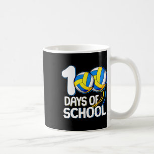 100 dagen school volleybalspeler 100ste dag van koffiemok